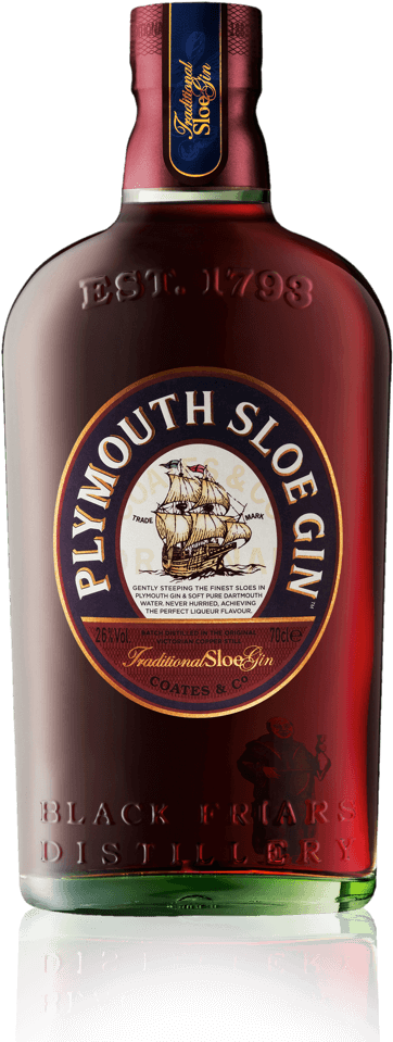 Sloe Gin - Plymouth Sloe Gin Clipart (446x993), Png Download