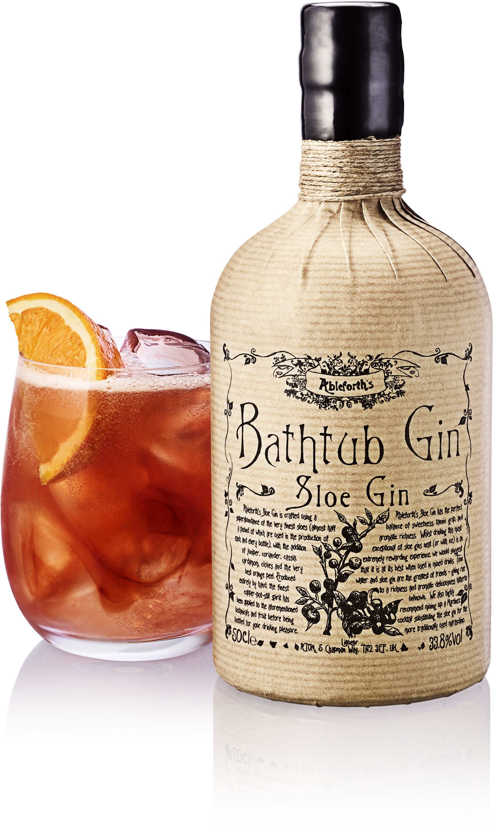 Bathtub Gin Sloe Gin & Sling - Sazerac Clipart (1876x3186), Png Download
