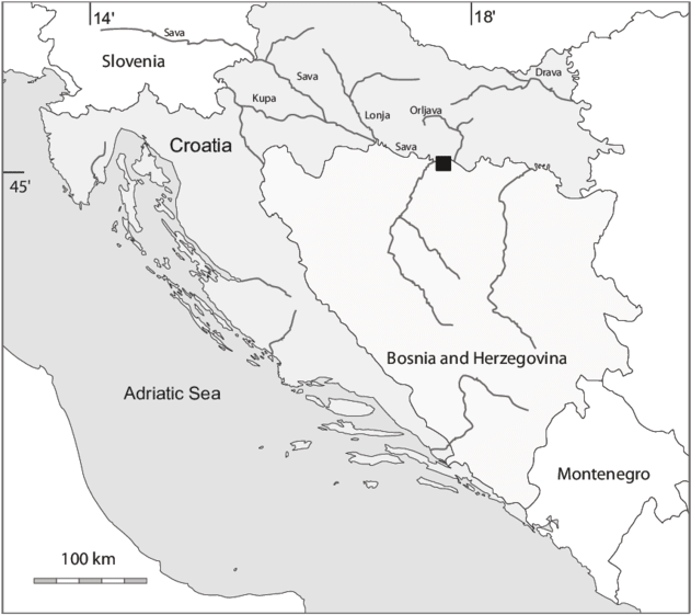 Geographic Location Of Recorded Catch Of The Largemouth - Venice Bathymetry Clipart (850x586), Png Download