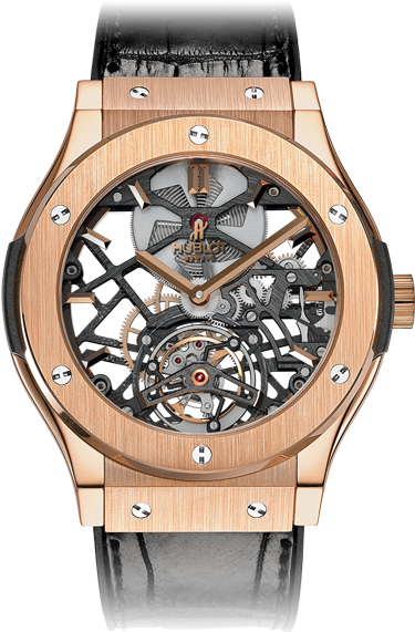 I Started Researching Other Things That Had Gears, - Hublot Classic Tourbillon Skeleton Clipart (500x650), Png Download