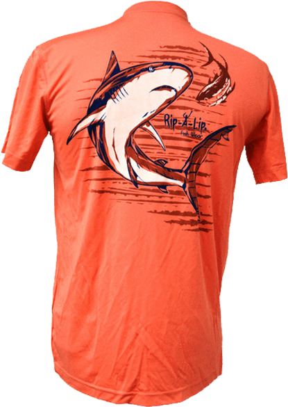 Bull Shark Poly Hd Short Sleeve Performance Dri-wear - Active Shirt Clipart (600x600), Png Download