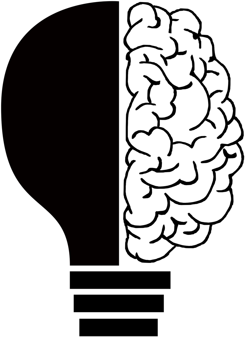 Cerebro E Lampada Psicologia Clipart (1234x1280), Png Download