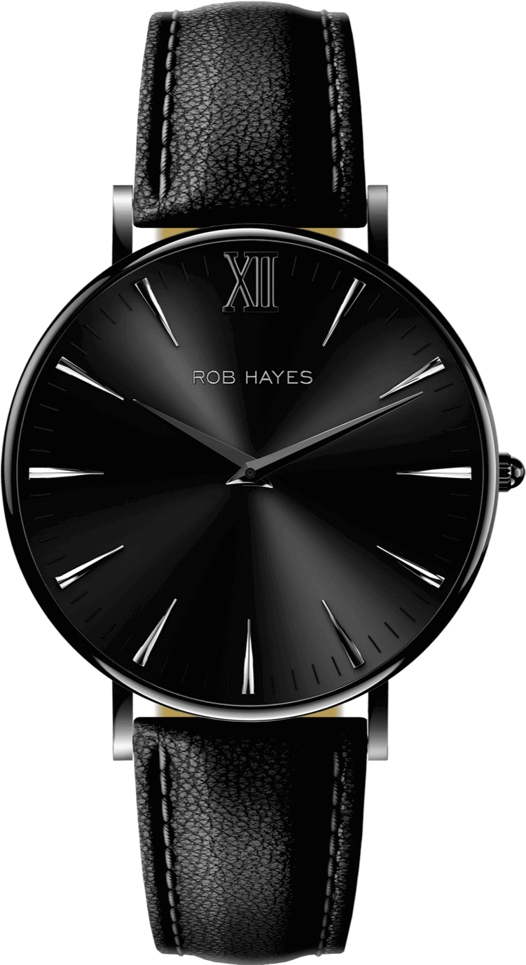 Los Angeles - Leather Wrist Watch For Girls Clipart (1468x1467), Png Download