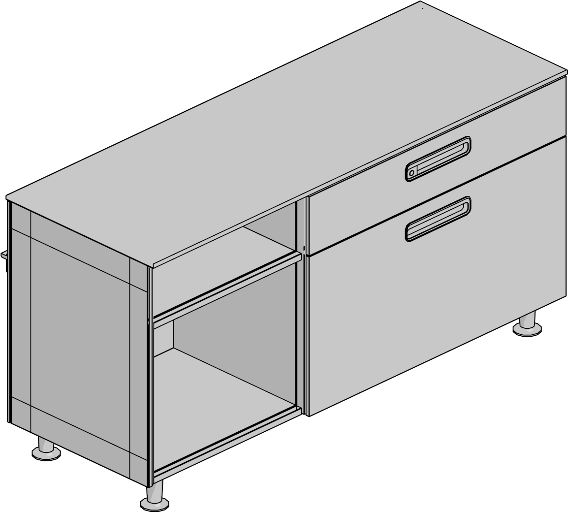 Stg-low,lh,1 1/2 Hi,17x48x24,drawer&nbsp - Coffee Table Clipart (1200x1200), Png Download