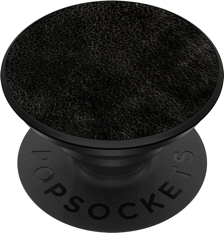Black Vegan Leather - Heart Popsocket Clipart (989x1000), Png Download