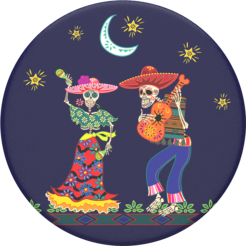 Noche De Baile, Popsockets - Illustration Clipart (1000x1000), Png Download