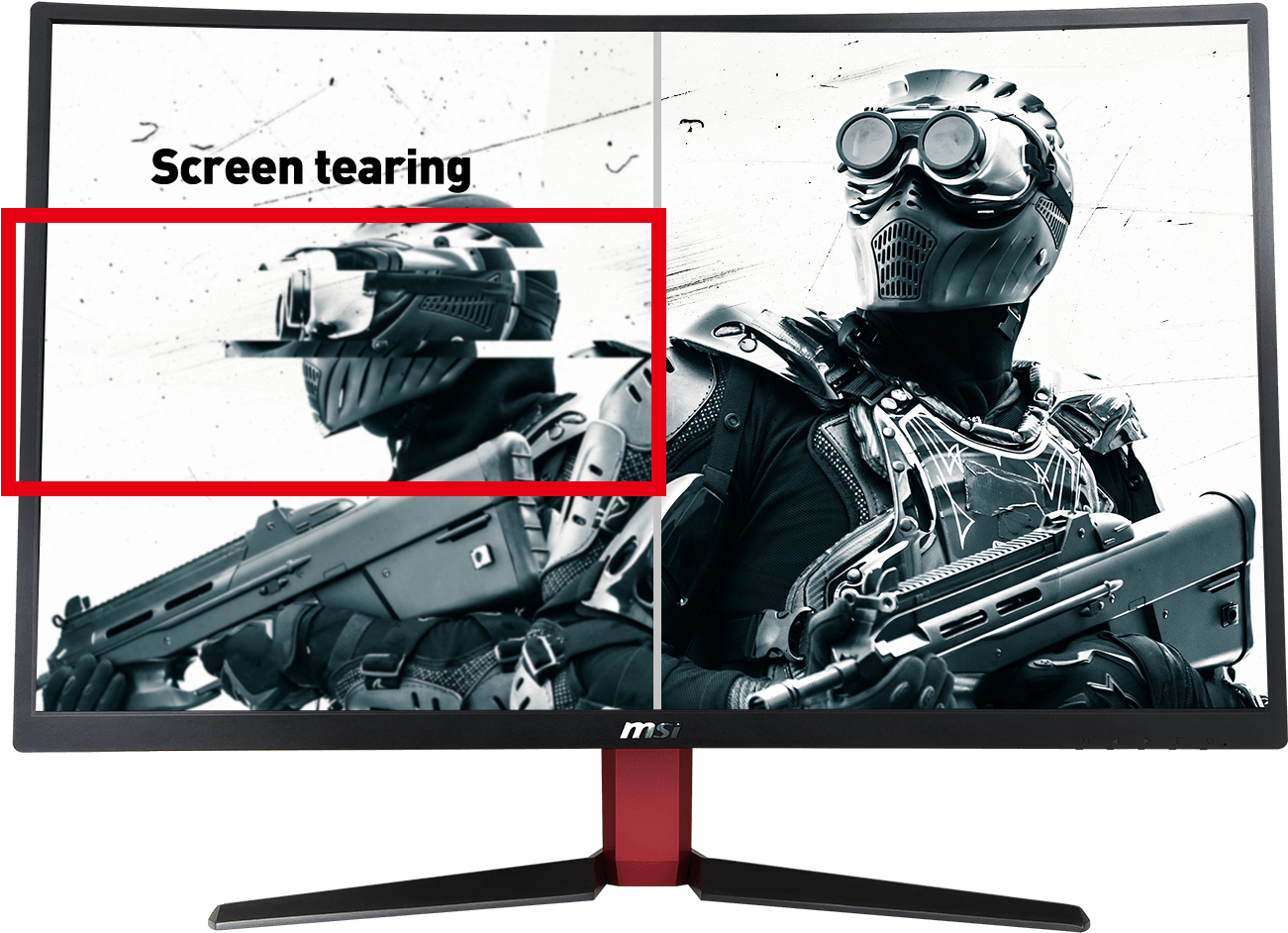 Msi Gaming Desktop Integration - Computer Monitor Clipart (1301x942), Png Download
