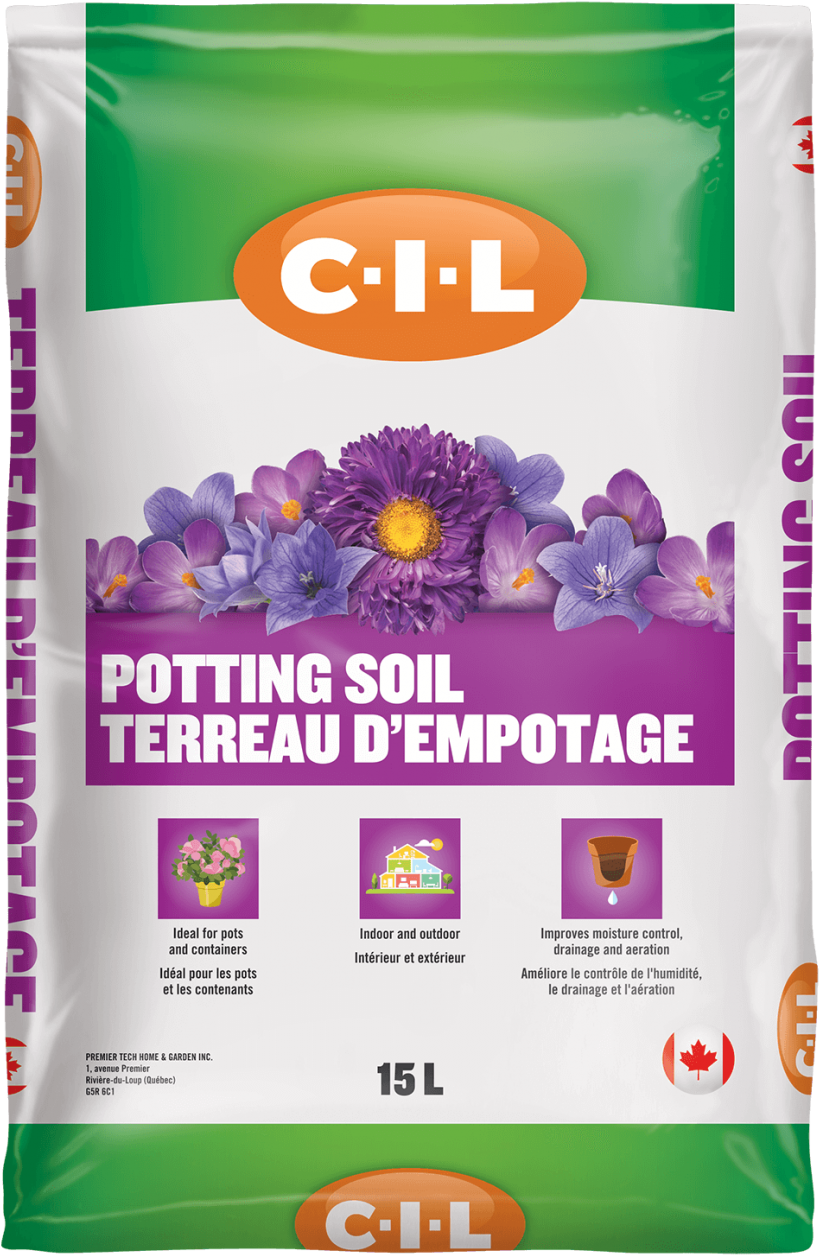 Cil Potting Soil 15l - Lawn Clipart (1296x1296), Png Download