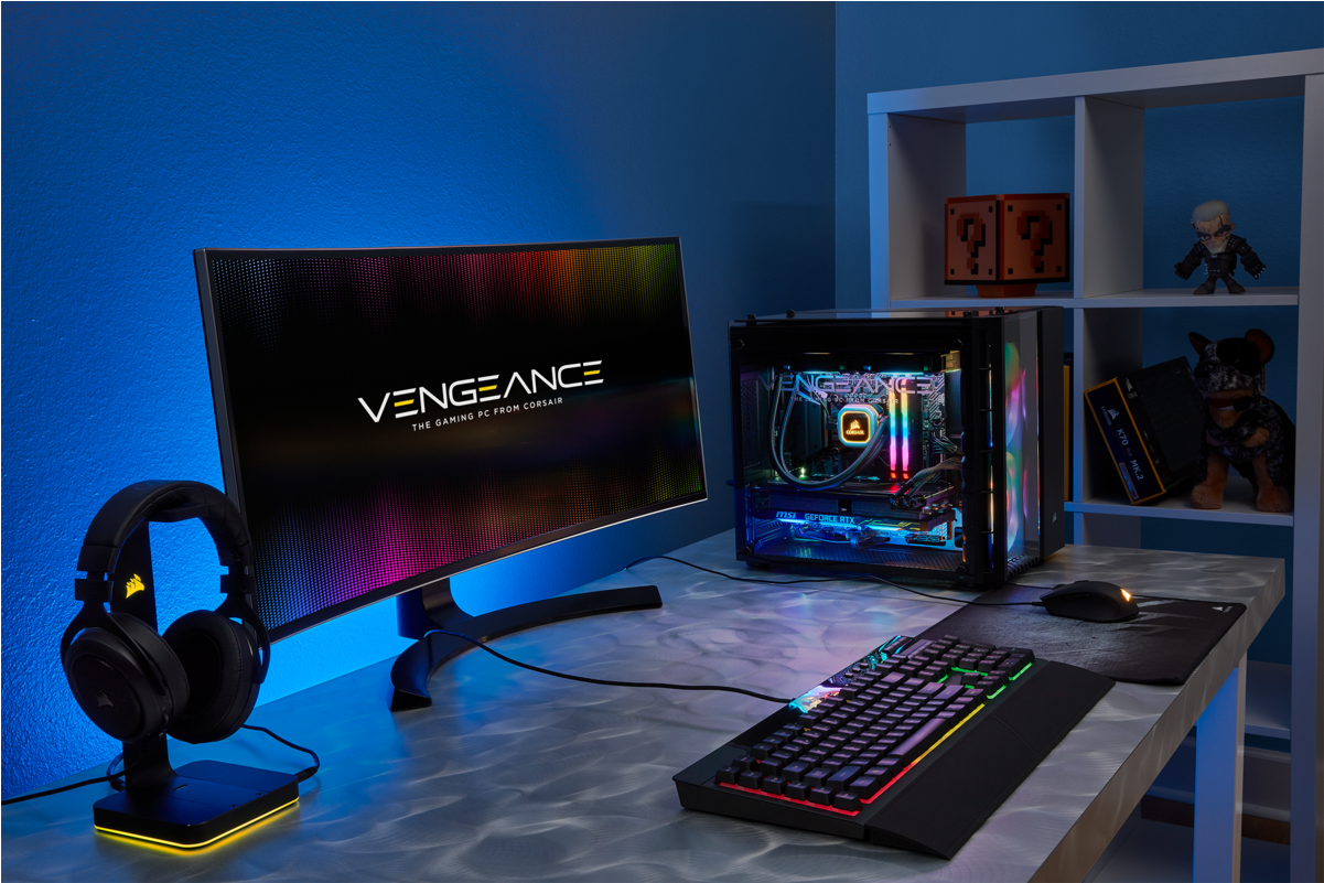 Corsair Vengeance Gaming Pc 5180 Clipart (1200x1200), Png Download