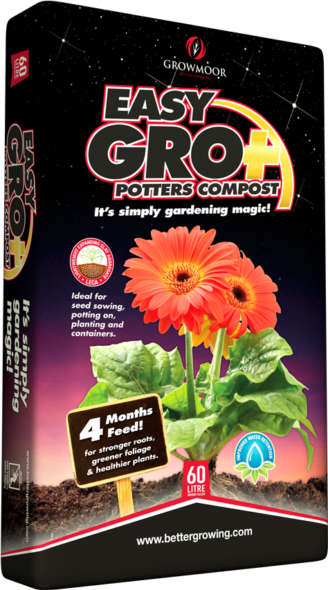 Easygro Potters Compost - Barberton Daisy Clipart (750x895), Png Download