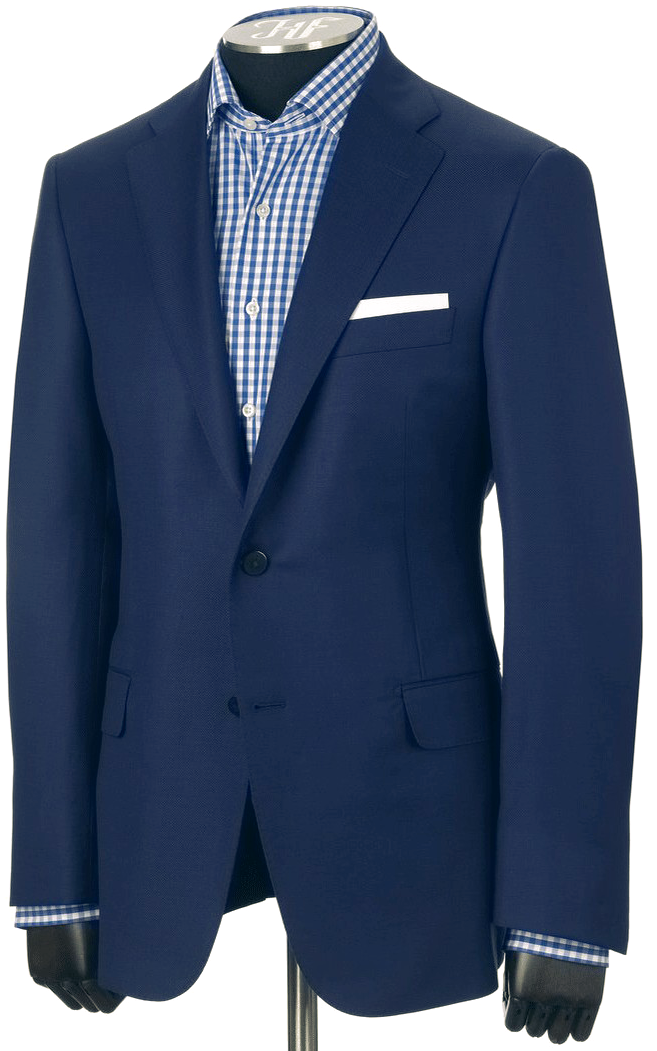 Hickey Freeman Suit Herringbone Navy Clipart (1050x1050), Png Download