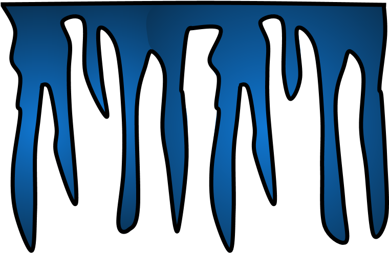 Icicle, Dark Blue, Png Clipart (816x1056), Png Download