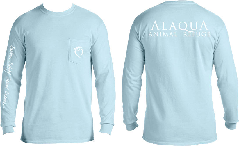 Long Sleeve - Chambray Comfort Colors Pocket Long Sleeve Clipart (900x900), Png Download