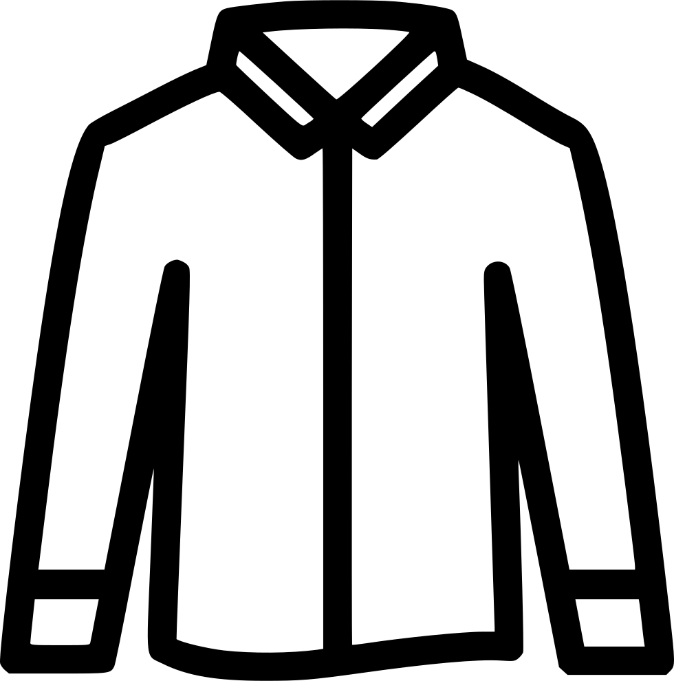 Long Sleeves Shirt Comments - Long Sleeve Shirt Icon Clipart (980x990), Png Download