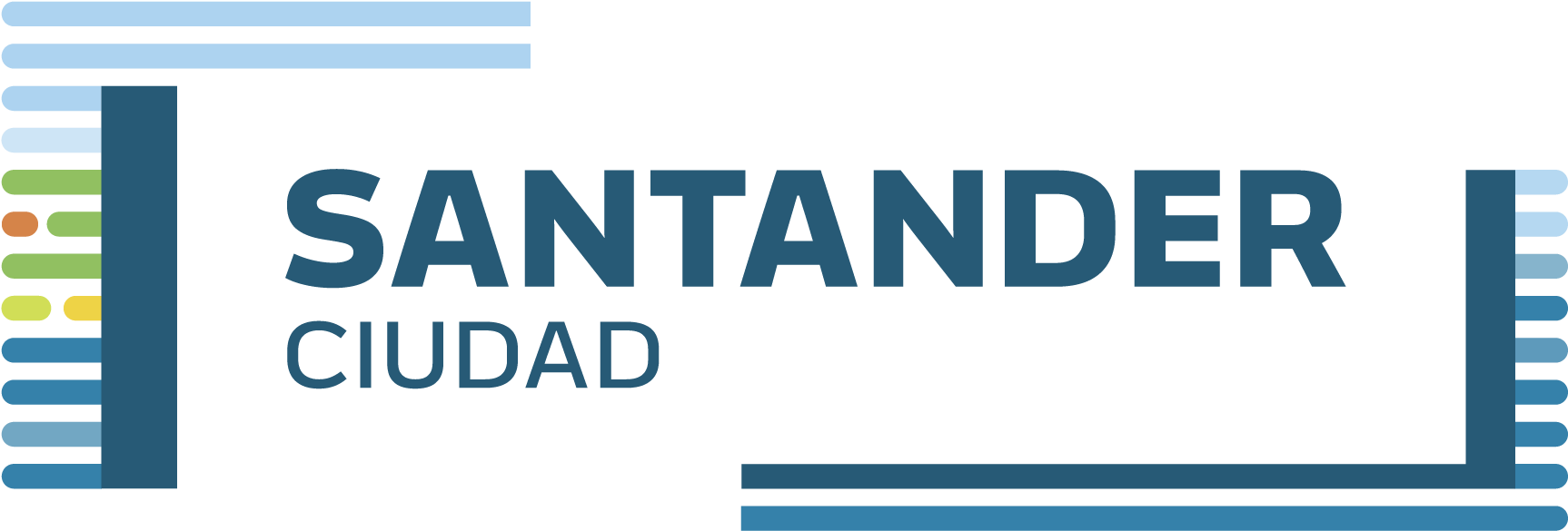 Hotel Bahía Santander - Santander Ciudad Logo Png Clipart (2031x796), Png Download