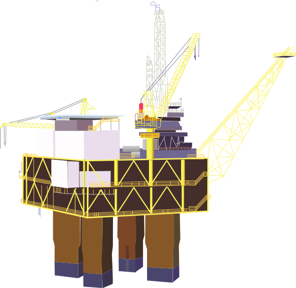 Oil - Oil Rig Clip Art - Png Download (600x584), Png Download