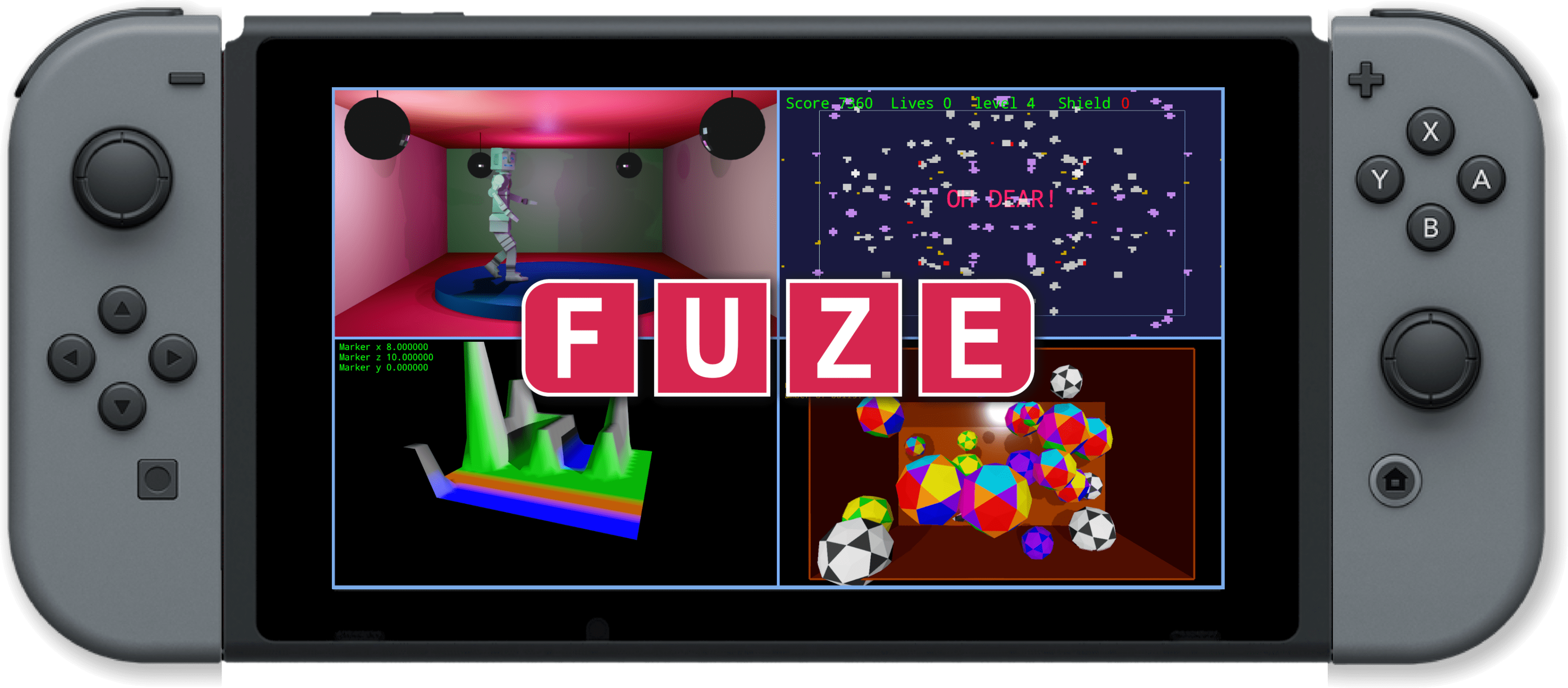 Fuze4 Nintendo Switch - Mod Nintendo Switch 6.2 0 Clipart (3558x1562), Png Download