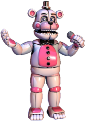 Funtime Freddy No Bonbon Clipart (300x442), Png Download