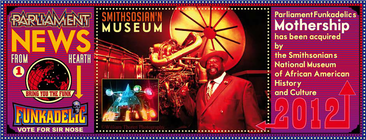Smithsonian Museum Acquires Parliament-funkadelic Mothership - Parliament Funkadelic Mothership Clipart (1280x720), Png Download