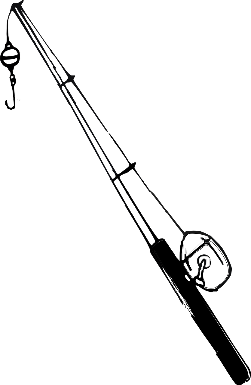 Fishing Rod Rod Fishing Png Image - Fishing Rod Clipart Transparent (835x1280), Png Download