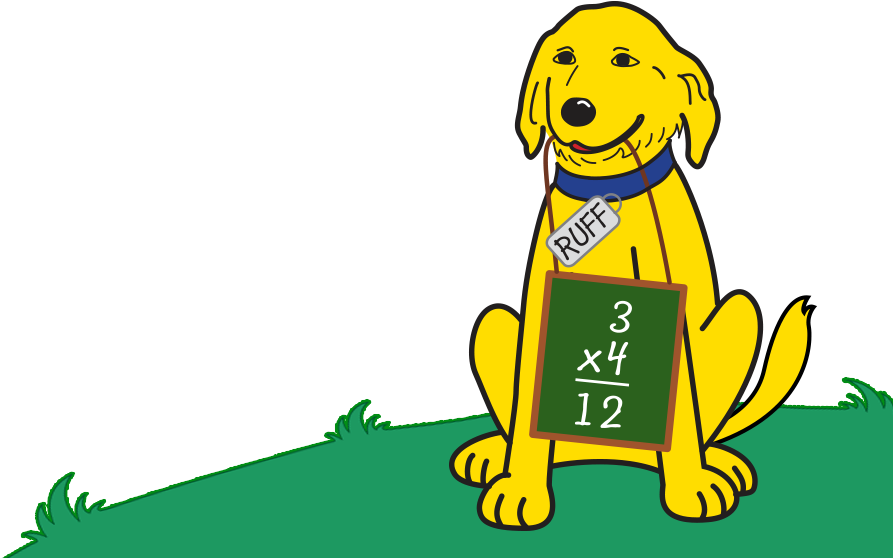 Mad Dog Png , Png Download - Cartoon Dog Doing Math Clipart (893x558), Png Download