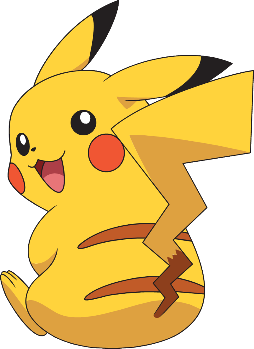 Anime Clipart - Pin The Tail On Pikachu Printable Free - Png Download (861x1181), Png Download