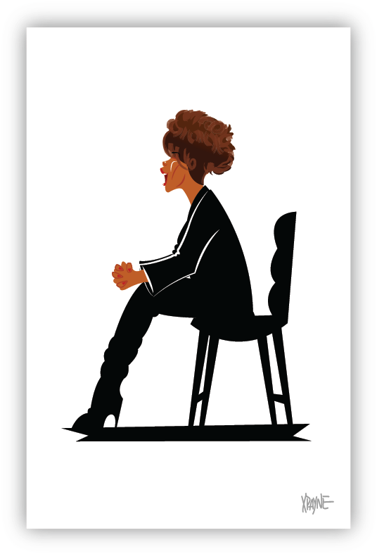 Whitney Houston Png , Png Download - Sitting Clipart (536x787), Png Download