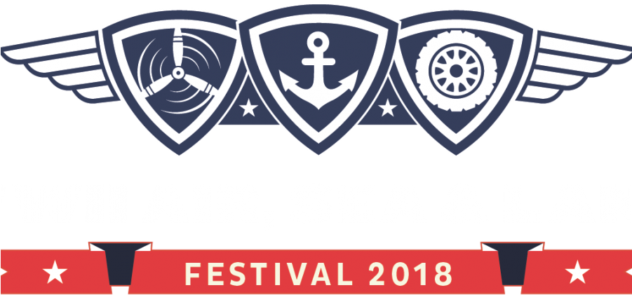 Wwii Air, Sea & Land Festival - Emblem Clipart (900x500), Png Download