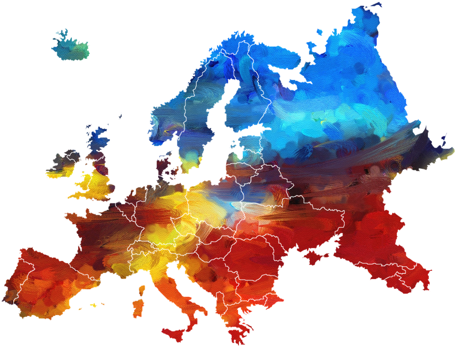 Europa Png - Europe Zone 1 And 2 Clipart (958x720), Png Download
