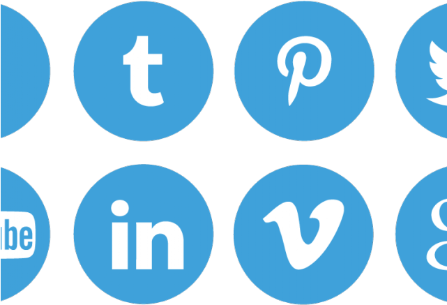 Social Media Icons Clipart Social Reach - Circle - Png Download (640x480), Png Download