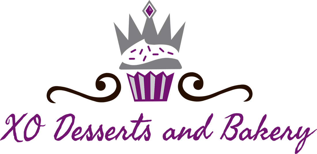 Xo Desserts And Bakery Logo - Tasty Treats Cake Shop Clipart (1100x534), Png Download