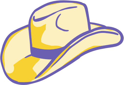 Days Gone By - Cowboy Hat Clipart (600x600), Png Download