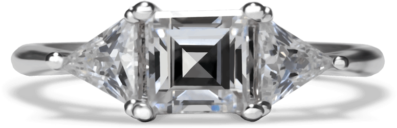 Camilla White Gold Diamond Engagement - Engagement Ring Clipart (1280x1182), Png Download