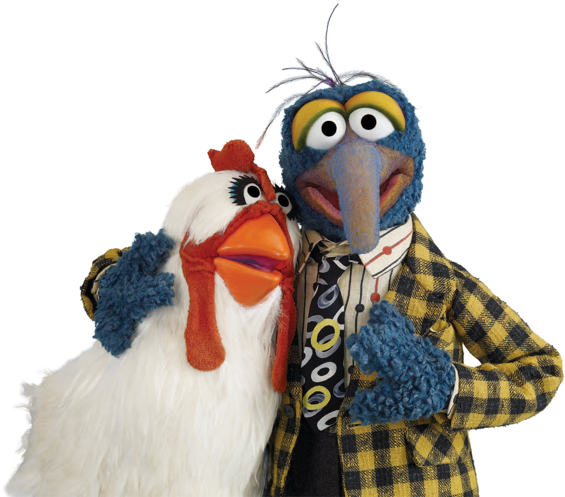 Gonzo And Camilla - Harry Styles And Gonzo The Muppet Clipart (1200x1033), Png Download