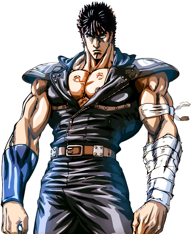 Ken Shiro Png - Kenshiro Hokuto No Ken Clipart (612x745), Png Download