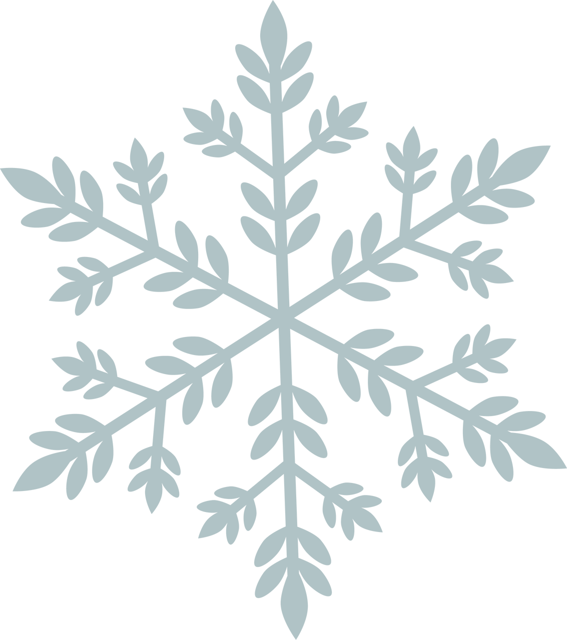 Merry & Bright Snowflake - Snowflake Copos De Nieve Clipart (1133x1280), Png Download