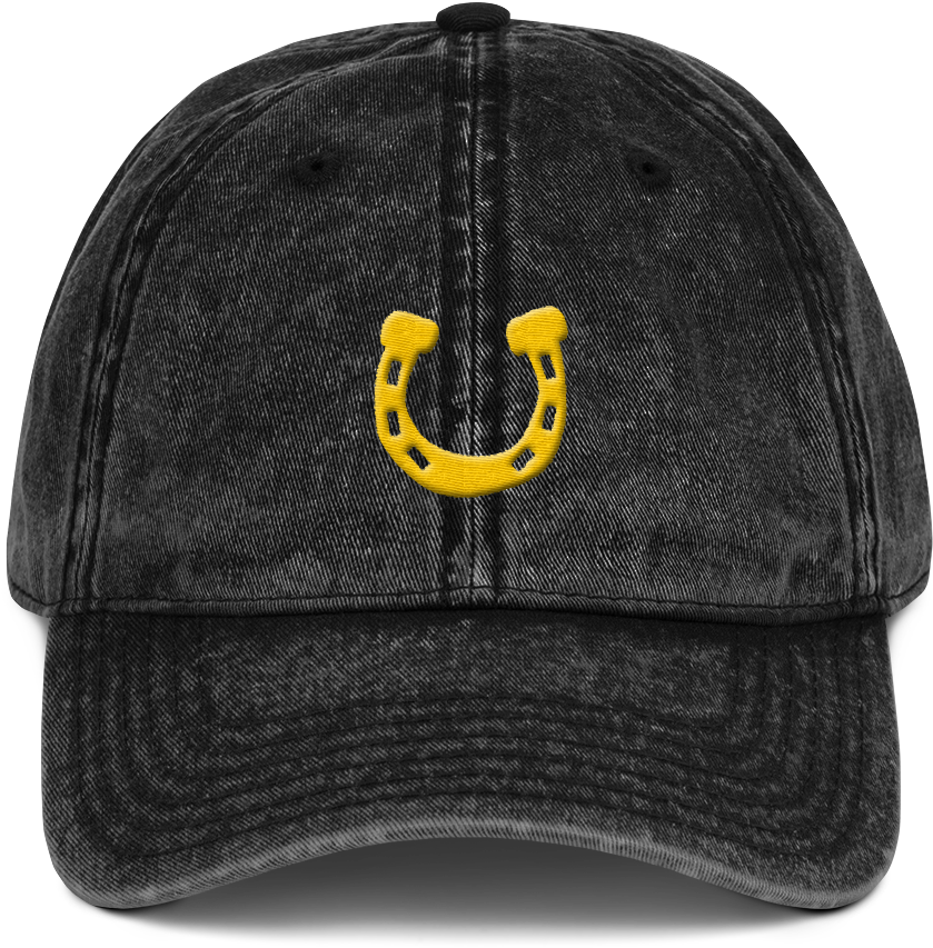 Vintage Cotton Twill Horseshoe Cap - Cap Clipart (1000x1000), Png Download