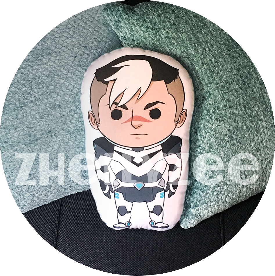 Shiro Pillow Plush - Cartoon Clipart (947x948), Png Download