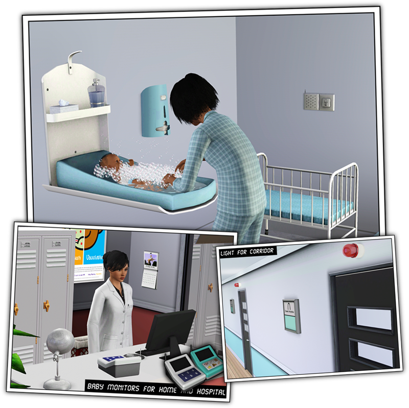 Around The Sims 3 - Baby Bedroom The Sims 3 Clipart (800x799), Png Download
