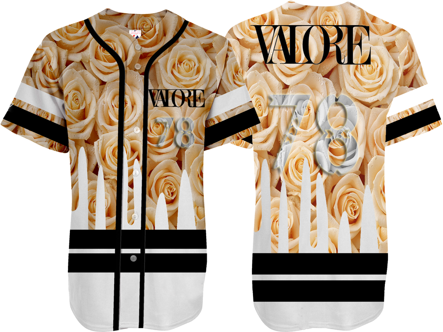 Dripping Lavish Jersey Valore Attire - Drip Jerseys Baseball Clipart (1000x1000), Png Download