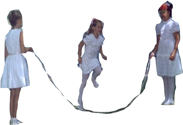 Little Girls From - Nightmare On Elm Street Little Girls Clipart (710x460), Png Download