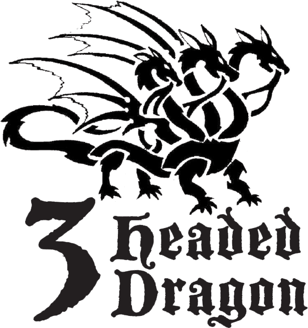 3 Headed Dragon - Three Headed Dragon Logo Clipart (720x720), Png Download