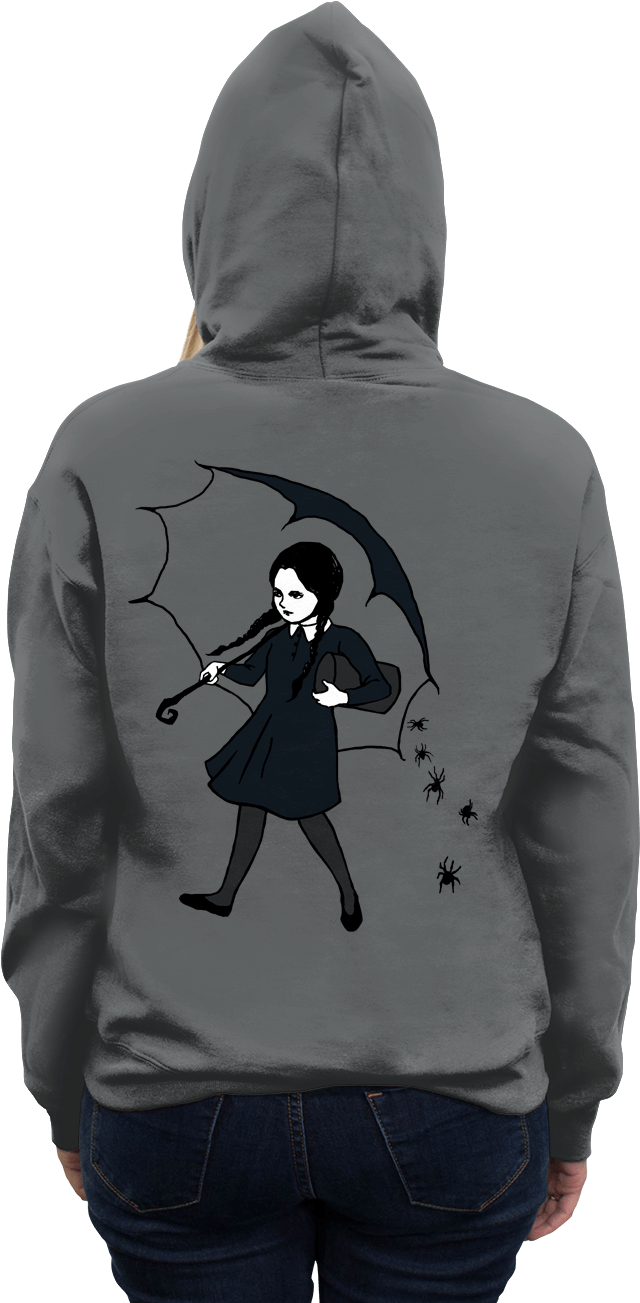Scary Girl - Hoodie Clipart (960x1319), Png Download