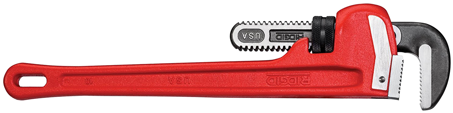 Pipe Wrench Png Clipart (1500x513), Png Download