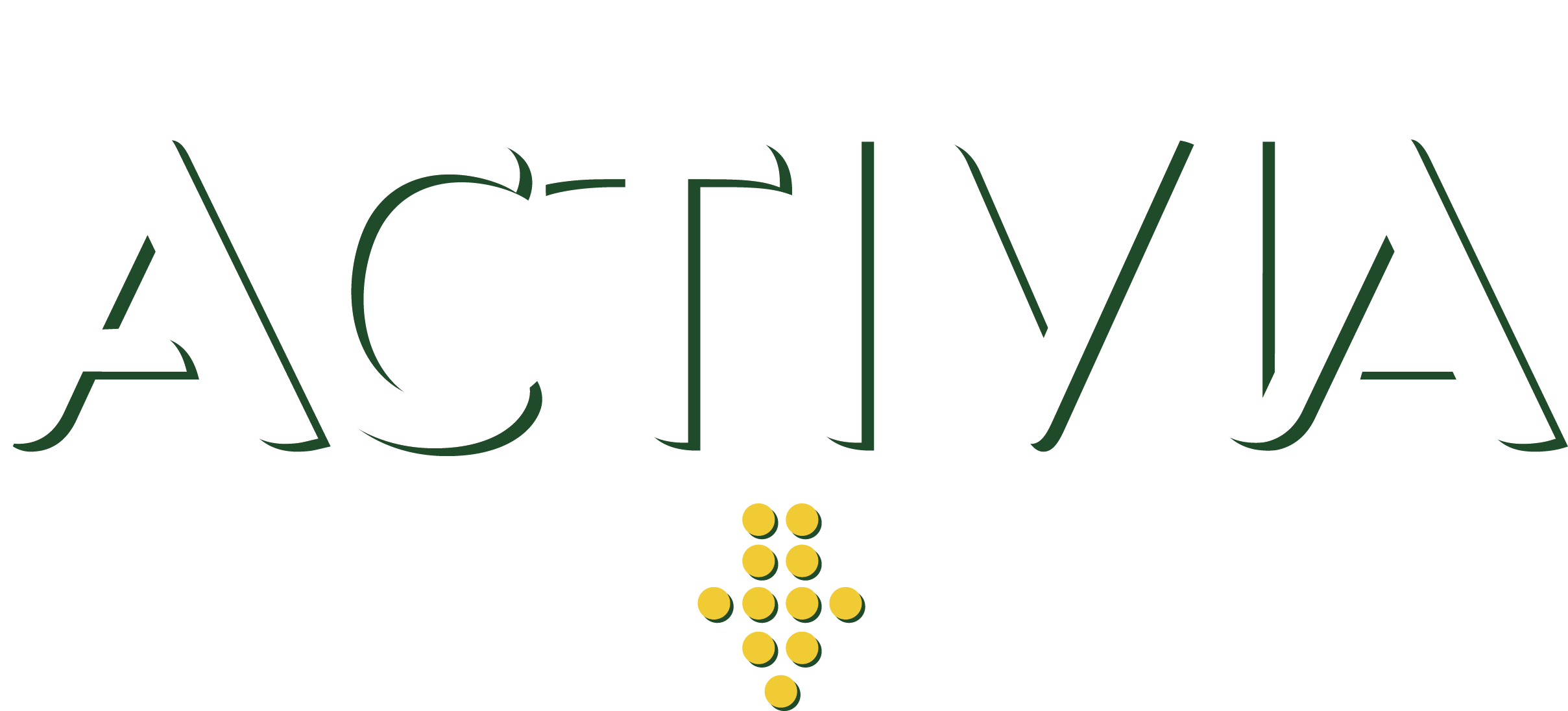 Activia Logo - Graphic Design Clipart (2417x1096), Png Download