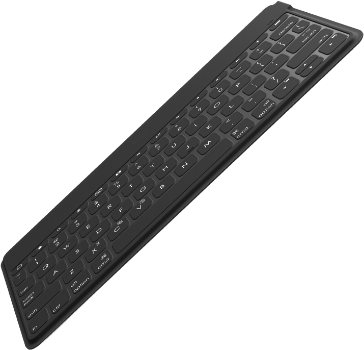 Logitech Keys To Go Wireless Bluetooth Keyboard Apple - Computer Keyboard Clipart (800x687), Png Download