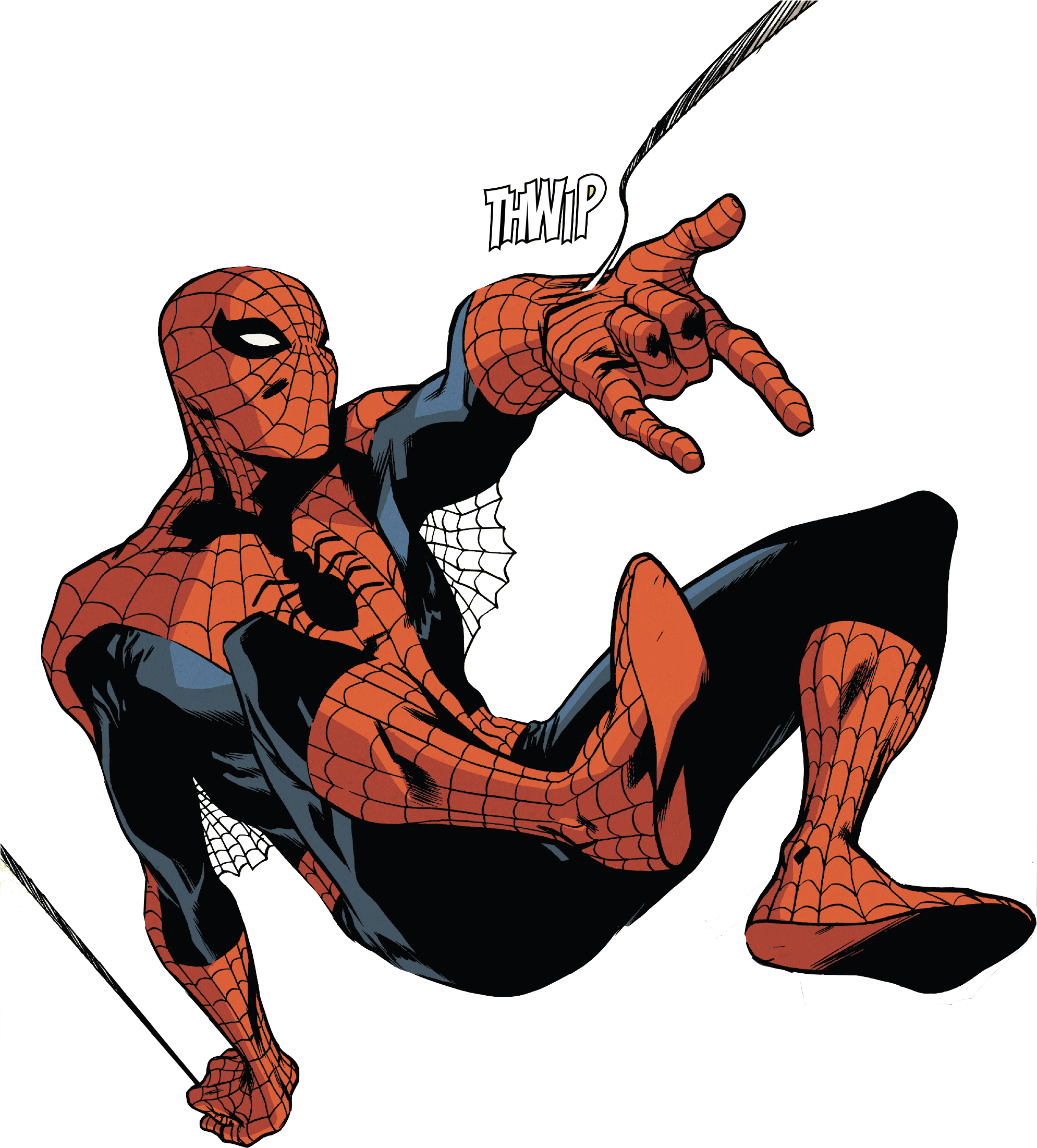 Comic Book Characters, Comic Books, Marvel Universe, - Spider-man Clipart (1989x2201), Png Download