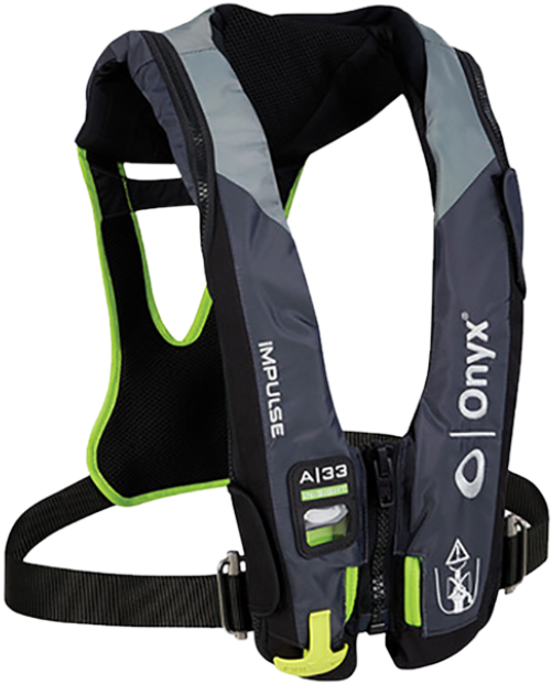 Automatic Inflatable Life Vest Clipart (750x649), Png Download