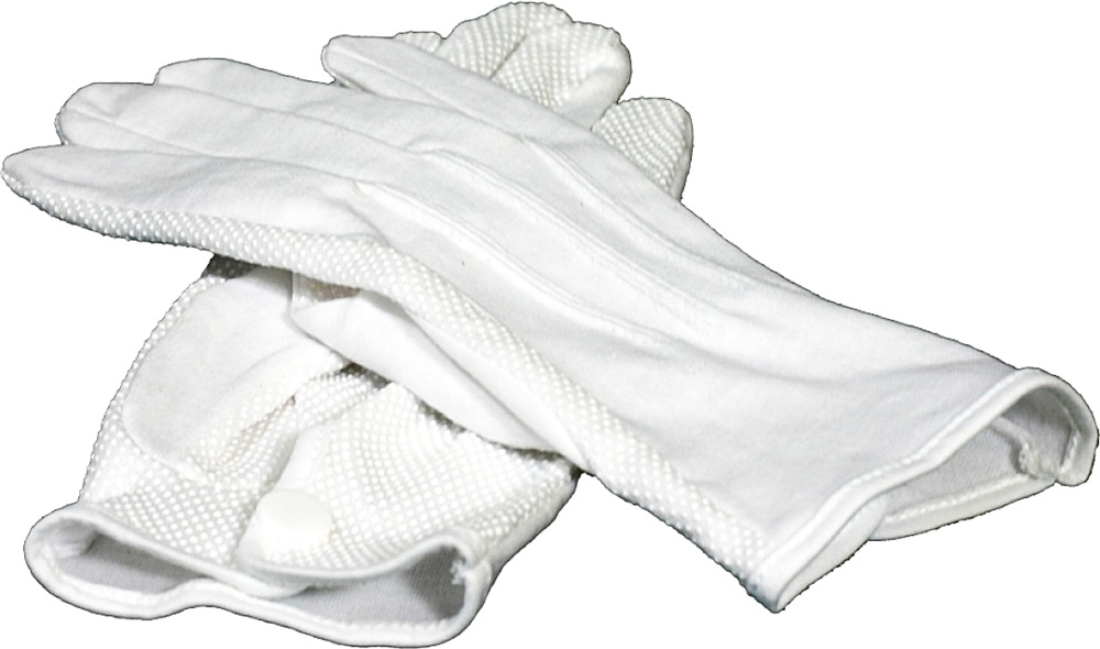 Pair Of White Gloves - Bed Clipart (1000x590), Png Download