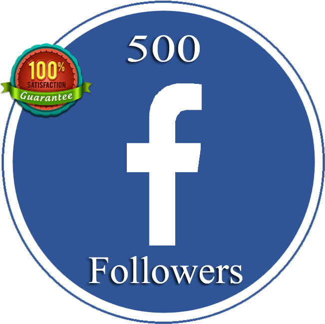 500 Facebook Followers Buyinstagramfollowers365 - Cross Clipart (661x661), Png Download